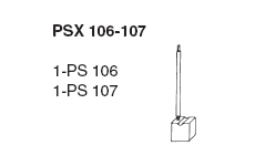 Sada uhlíků startéru  GE PSX 106-107