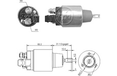 Spínač startéru 0001218822 Bosch  6033AD0025