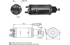 Spínač startéru Delco 10457123