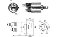 Spínač startéru Mitsuba SM402-15N