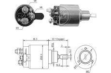 Spínač startéru 0001107031 Bosch 2339303210