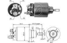 Spínač startéru ZM - Bosch 9330081047