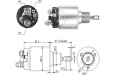 Spínač startéru ZM - Bosch 9330081063