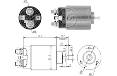 Spínač startéru ZM - Delco 10455505