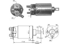 Spínač startéru ZM - Mitsubishi SB532