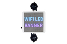 Wifi LED banner – plnobarevný displej s vysokým jasem 21,5 cm x 19,5 cm, STM LED-BANNER2