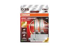 Xenonová výbojka D3S Osram Xenarc Night Breaker Laser +220% 42V 35W 66340XN2-2HB 2kusy